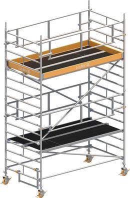 Layher Rollgeruest Uni Breit P2 Safety Plus mit Doppelgelaender 5,20m AH