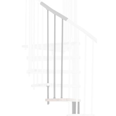 Minka Hoehenerweiterung fuer Spiral Effect 120cm Durchmesser Weis Weis