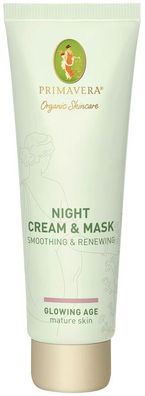 6x Primavera Night Cream & Mask Smoothing & Renewing 50ml