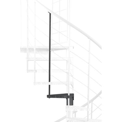 Minka Hoehenerweiterung fuer Spino Zink Color 180cm Durchmesser Anthrazit