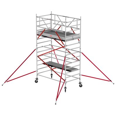 Altrex Fahrgeruest RS Tower 52 Aluminium mit Holz-Plattform 5,20m AH 1,35x2,45m