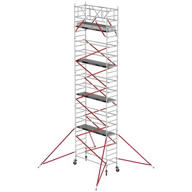 Altrex Fahrgeruest RS Tower 51 Plus Aluminium 0,90m breiter Rahmen mit Fiber-Deck Pl