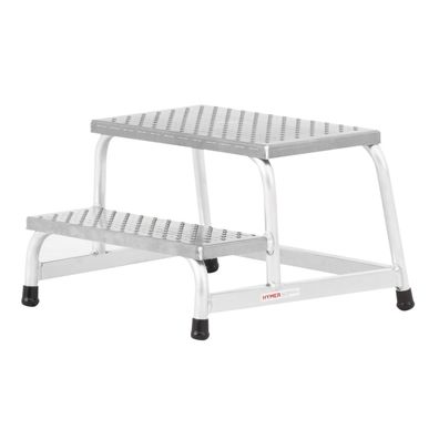 Hymer Maschinentritt Aluminium-Lochblech R13 2 Stufen