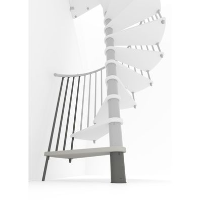 Minka Hoehenerweiterung fuer Spiral Smart 120cm Durchmesser Weis Grau