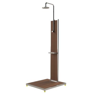 Eichenwald Modell 70 Gartendusche Bahama mit Bodenplatte