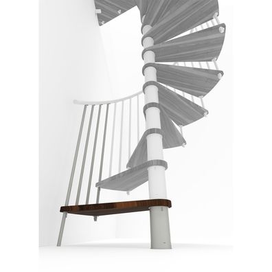 Minka Hoehenerweiterung fuer Spiral Smart 160cm Durchmesser Walnuss Weis