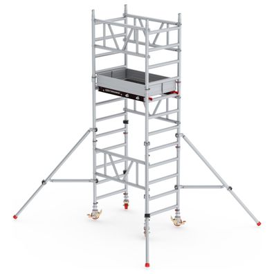 Altrex MiTower 1-Personen-Geruest Aluminium mit Fiber-Deck Plattform 0,75x1,27m 4,20