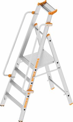 Layher Topic 1074 konische Plattformleiter 4 Stufen