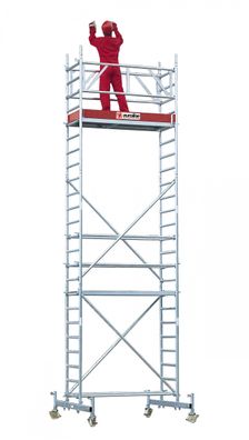 Euroline 9521 Geruest Sicherheitsaufbau mit Fahrbalken verschiebbar/Auslegern 6,30m