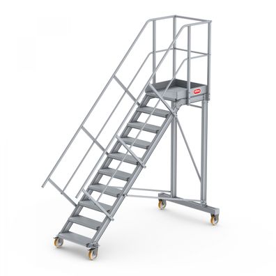 Altrex Podesttreppe fahrbar 45EUR 10 Stufen
