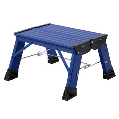Krause Doppel-Klapptritt Treppy Plusline Blau