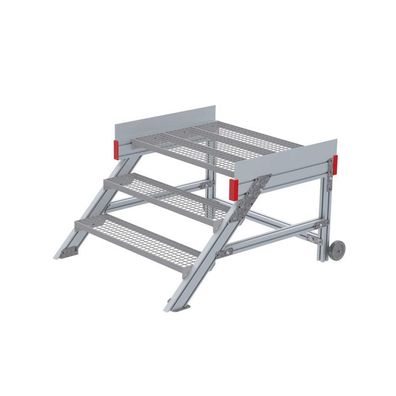 Euroline 514 Anstieg 45EUR 1000mm Stufenbreite 3 Stufen Stahl Gitterrost