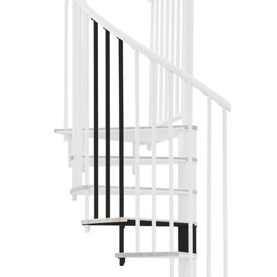 Minka Hoehenerweiterung fuer Switch 120cm Durchmesser Weis Schwarz