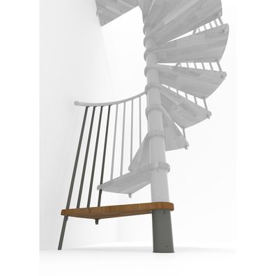 Minka Hoehenerweiterung fuer Spiral Smart 120cm Durchmesser Eiche Grau
