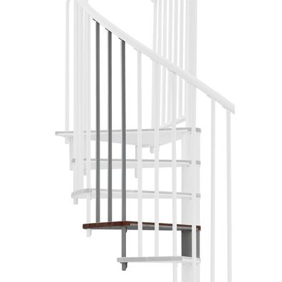 Minka Hoehenerweiterung fuer Switch 160cm Durchmesser Walnuss Grau