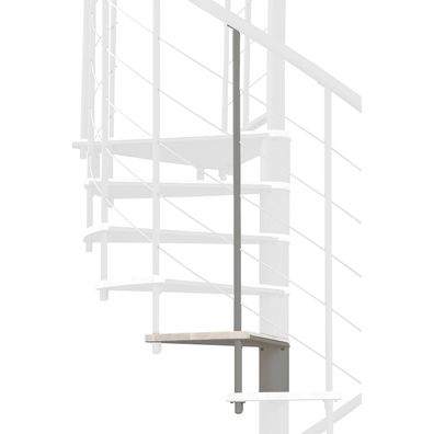 Minka Hoehenerweiterung fuer Fusion 120cm Durchmesser Weis Grau