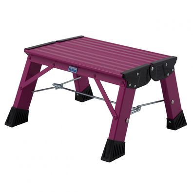Krause Doppel-Klapptritt Treppy Plusline Pink