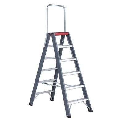 Altrex Falco beidseitig begehbare Stufenleiter FDO 6 Stufen mit Buegel