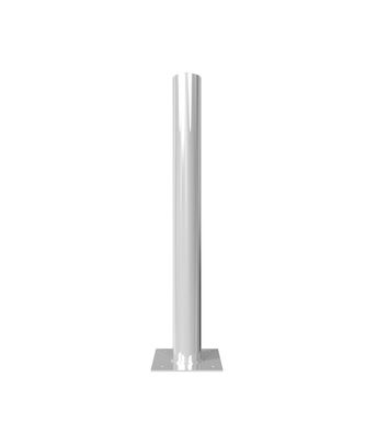 Schake Stahlrohrpoller neigbar aus Stahlrohr verzinkt Ø152x3,2mm mit Duebelplatte 1