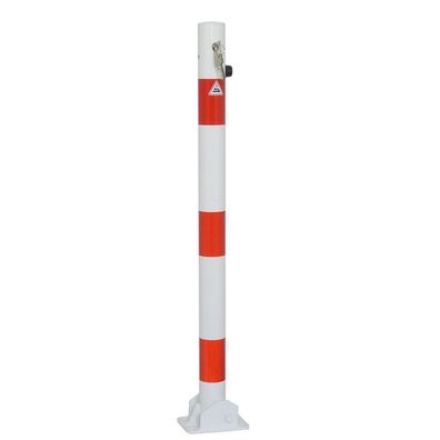 Schake Absperrpfosten umlegbar zum Einbetonieren aus Stahlrohr verzinkt Ø60x2,5mm w