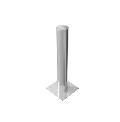 Schake Stahlrohrpoller neigbar aus Stahlrohr verzinkt Ø152x3,2mm mit Duebelplatte 1
