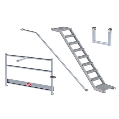 Altrex Gelaender Treppengeruest fuer RS TOWER 5