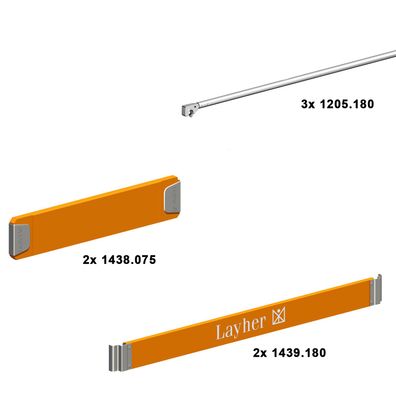 Layher Nachruestset P2 fuer Geruest Zifa 1406.200 auf 1406.300