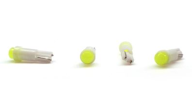 10 Stuck T5 LED Gluhbirne W1.2W 12V 50lm Weiss Off-Road