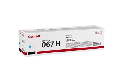 Canon 067H C (Cyan) Original Toner Cartridge BLAU (5105C002) 2350 Seiten