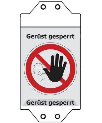 Hymer Einzellteil Geruest Einsteckhuelle "Geruest gesperrt"