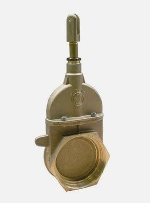 MZ Gülleschieber 6" - Messing - Gew./Gew. - 6 Zoll Gülle Flachschieber * AKTION*
