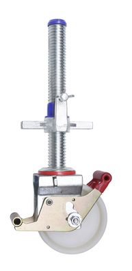 Hymer Einzelteil Geruest Lenkrolle mit Spindel fuer Fahrgerueste mit Auslegern 200mm