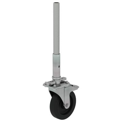 MUNK Lenkrolle mit Feststellbremse und Spindel 200mm, elektrisch leitfaehig