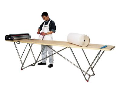 Euroline eurotap 812 Holz-Tapeziertisch 0,80m Breite, 3m Laenge