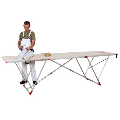 Euroline eurotap 8102 Alu-Tapeziertisch 0,60m Breite 2,00m Laenge