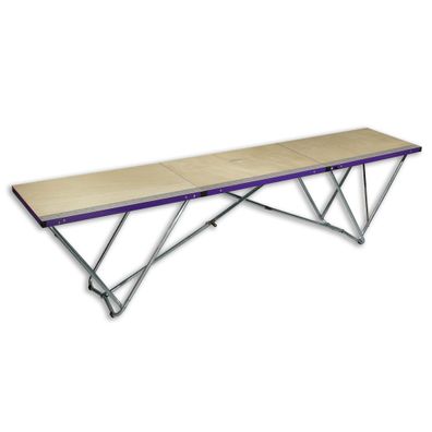Iller Tapeziertisch 3-teilig, lackiert 300x100cm