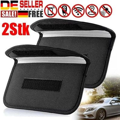 2x RFID Strahlenschutz-Tasche Handy - No-Signal Faraday Hülle