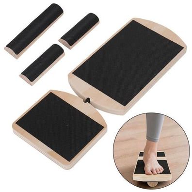 Holz-Balanceboard Wackelbrett - Fußtrainer Core-Training