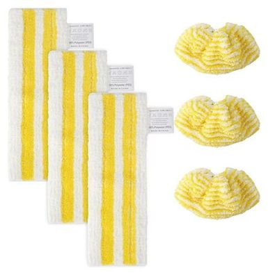 6x Bodentücher für Dampfreiniger EasyFix SC2-SC5 - Mikrofaser