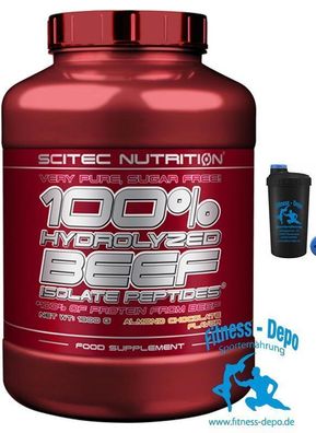 Scitec Nutrition 100% Hydrolyzed BEEF Isolate Peptides (900g-1800g) + Shaker