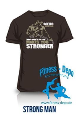 Scitec T-Shirt "Strong Man" für Bodybuilding und Fitness