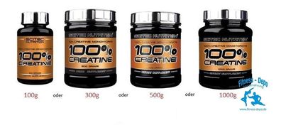 Scitec Nutrition 100% Creatine Kreatin Monohydrat Pulver 100g-1000g + Bonus