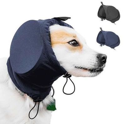 Hunde-Ohrenschützer Gr. XL Blau - Gehörschutz Feuerwerk Donner
