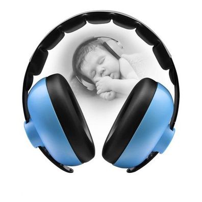 Baby Gehörschutz Kopfhörer Blau - Lärmschutz Kleinkind bis 23dB