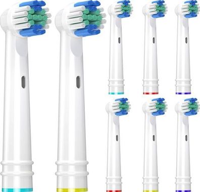 8x Aufsteckbürsten für Oral-B Zahnbürsten - Zahnbürstenaufsätze