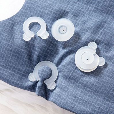 4x Bettdecken-Clips Anti-Rutsch - Quilt Clips Schlafzimmer