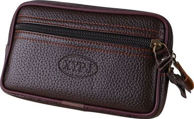 Herren Gürteltasche Doppelschicht Braun Variante - Outdoor Sport