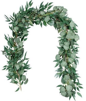 Künstliche Eukalyptus Girlande hängend - Deko Fotoprops