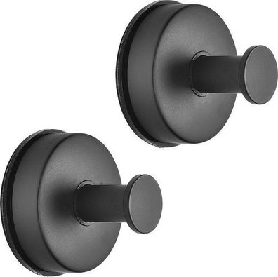 2x Saugnapf Wandhaken - Handtuchhaken ohne Bohren 5kg
