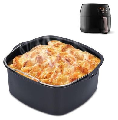 Airfryer Backform 17cm wiederverwendbar - Heißluftfritteuse Zubehör